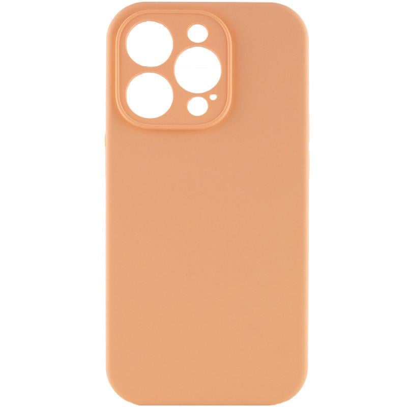 Чехол Silicone Case Full Camera Protective (AA) NO LOGO для Apple iPhone 15 Pro Max (6.7") Оранжевый | Cantaloupe - фото 1