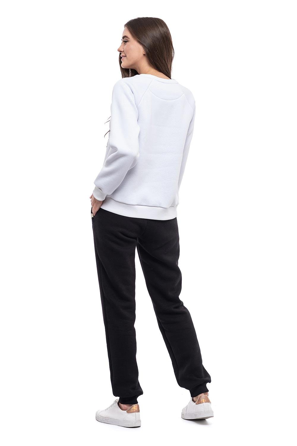 Світшот жіночий Пташка бавовна р. 42 Білий - фото 2 Світшот жіночий Пташка бавовна р. 42 Білий - фото 2