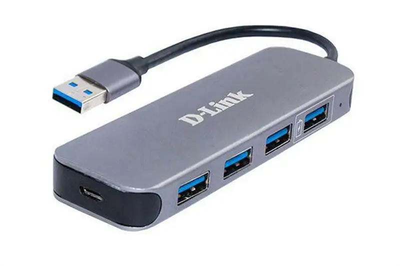 Адаптер мультипортовий USB USB3.0 D-Link DUB-1340/D1A 4хUSB 3,0 Black