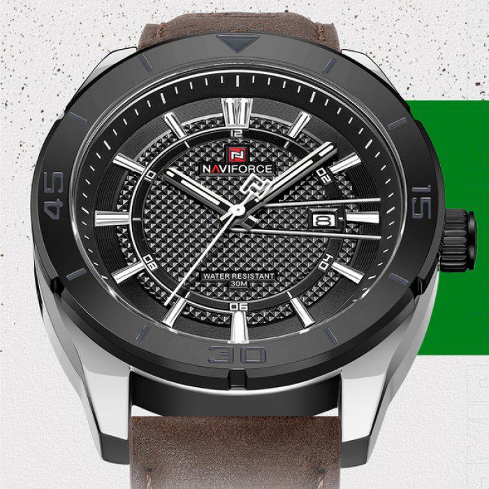 Часы наручные мужские Naviforce Forest Brown (1117) - фото 4 Часы наручные мужские Naviforce Forest Brown (1117) - фото 4