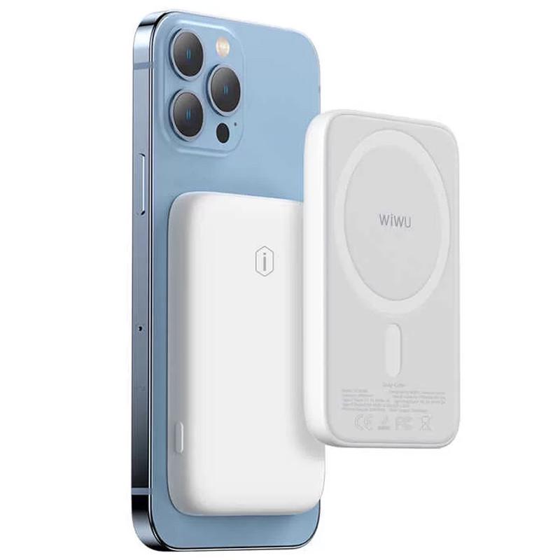 Повербанк WIWU MagSafe 5000 mAh White (00000068526_1) - фото 4 Повербанк WIWU MagSafe 5000 mAh White (00000068526_1) - фото 4