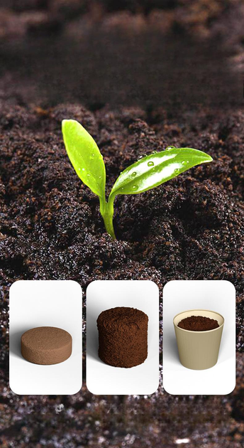 Набір для вирощування рослин міні-теплиця з системою поливу та підсвічуванням Білий з коричневим (459656414) - фото 7 Набір для вирощування рослин міні-теплиця з системою поливу та підсвічуванням Білий з коричневим (459656414) - фото 7