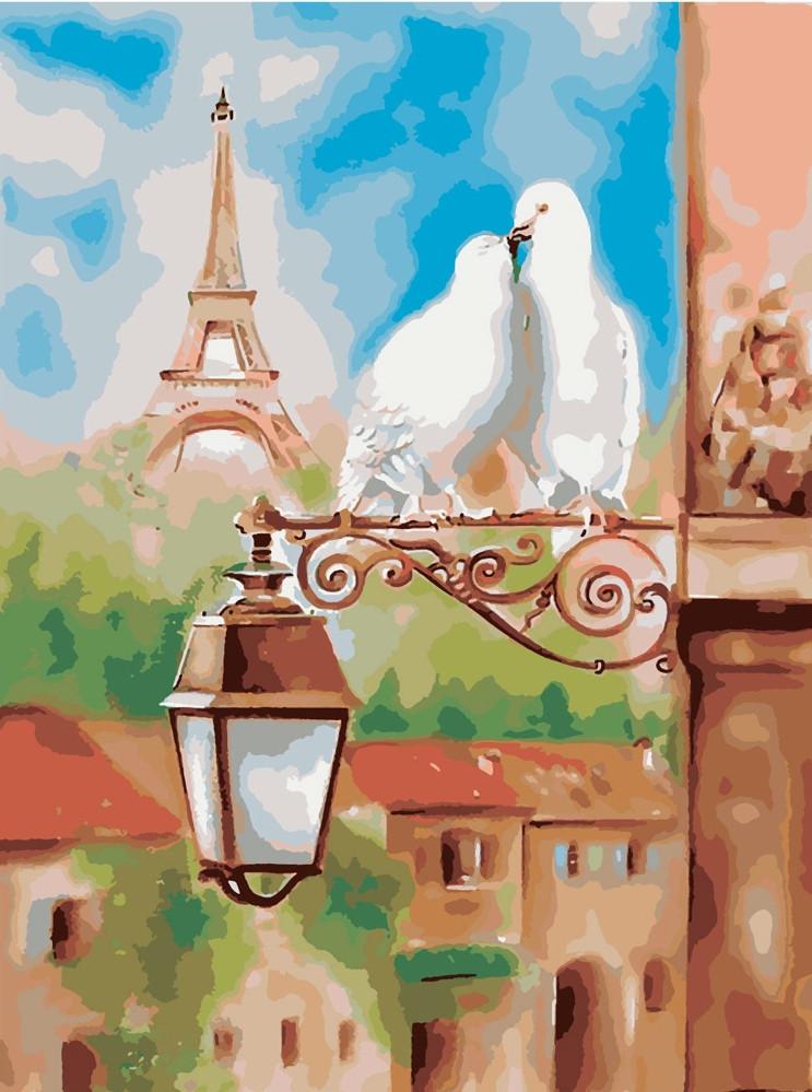 Картина по номерам Идейка Весна в Париже 35x50 см (skl-КНО2128)