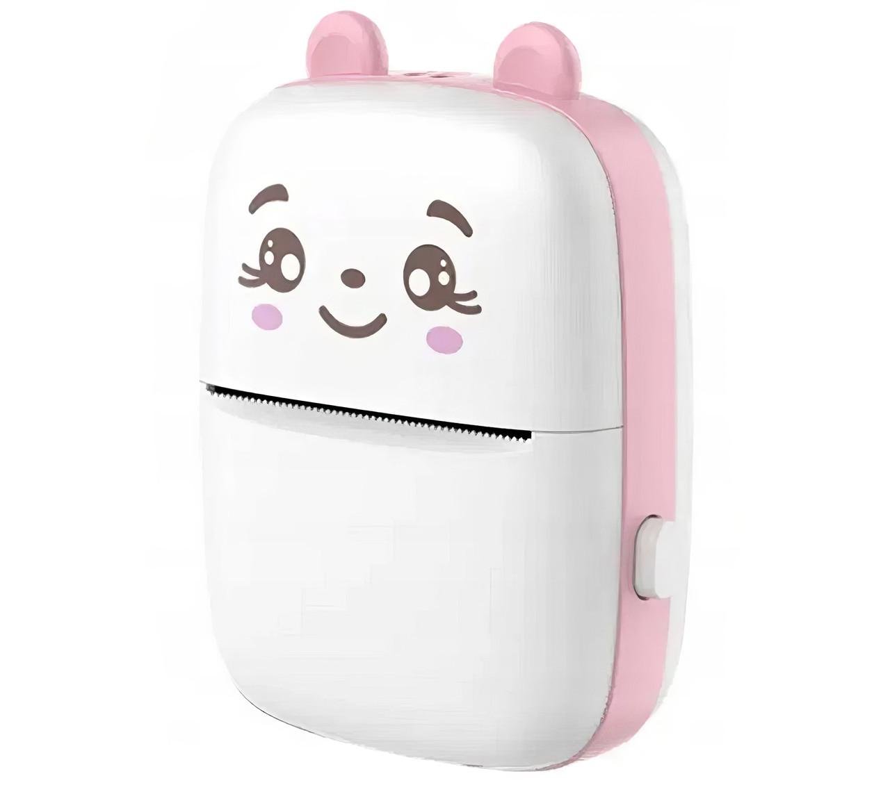 Термопринтер дитячий бездротовий Cat Ears 8499 Біло-рожевий (595317) Термопринтер дитячий бездротовий Cat Ears 8499 Біло-рожевий (595317)