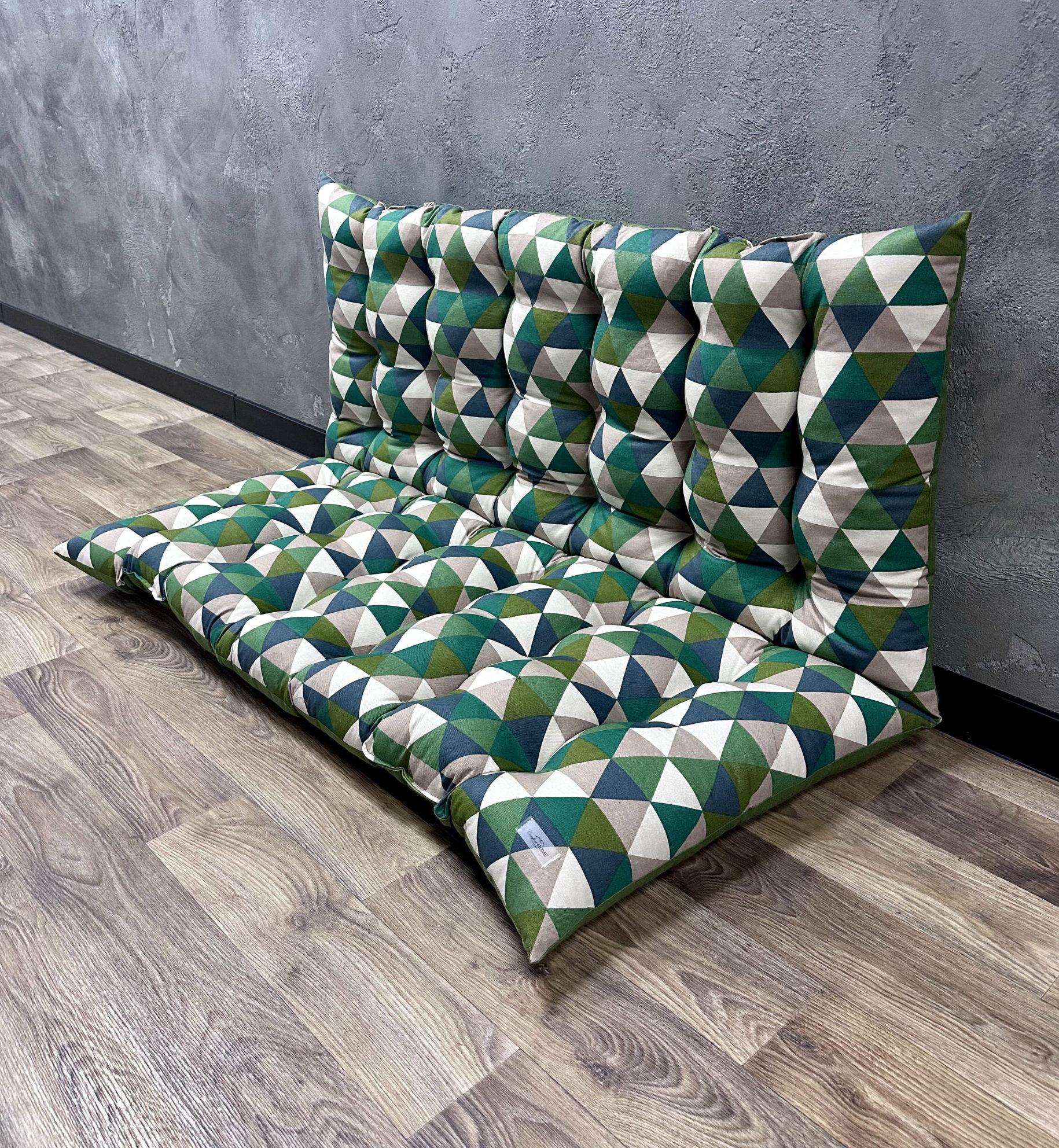 Подушка Comfort Home Mosaic на піддони/гойдалки/каркаси/садові меблі 100х50х50 см