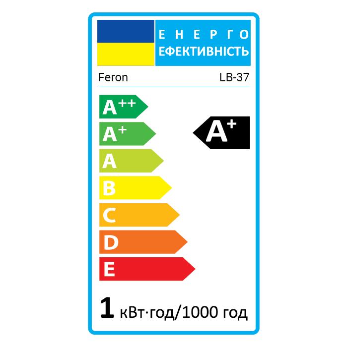 Лампа декоративна світлодіодна Feron LB-37 1Вт E27 Зелений прозорий - фото 2