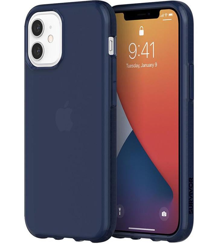 Чехол-накладка Griffin Survivor Strong for iPhone 12 Mini, Navy (GIP-049-NVY)