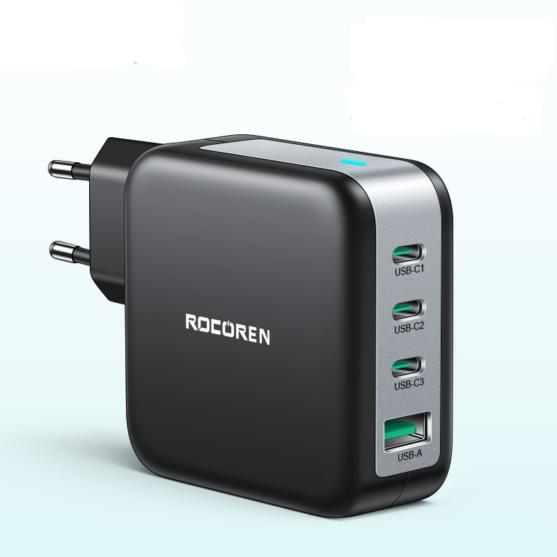 Зарядное устройство для Rocoren 100W GaN Черный (RCCT3P1A-ZXA01)
