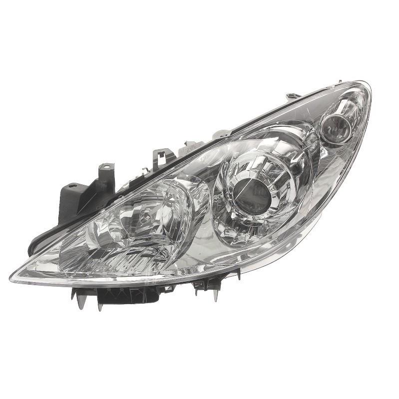 Фара передняя левая Peugeot 307 2005-2008 H7/H1 (550-1137L-LD-EM)