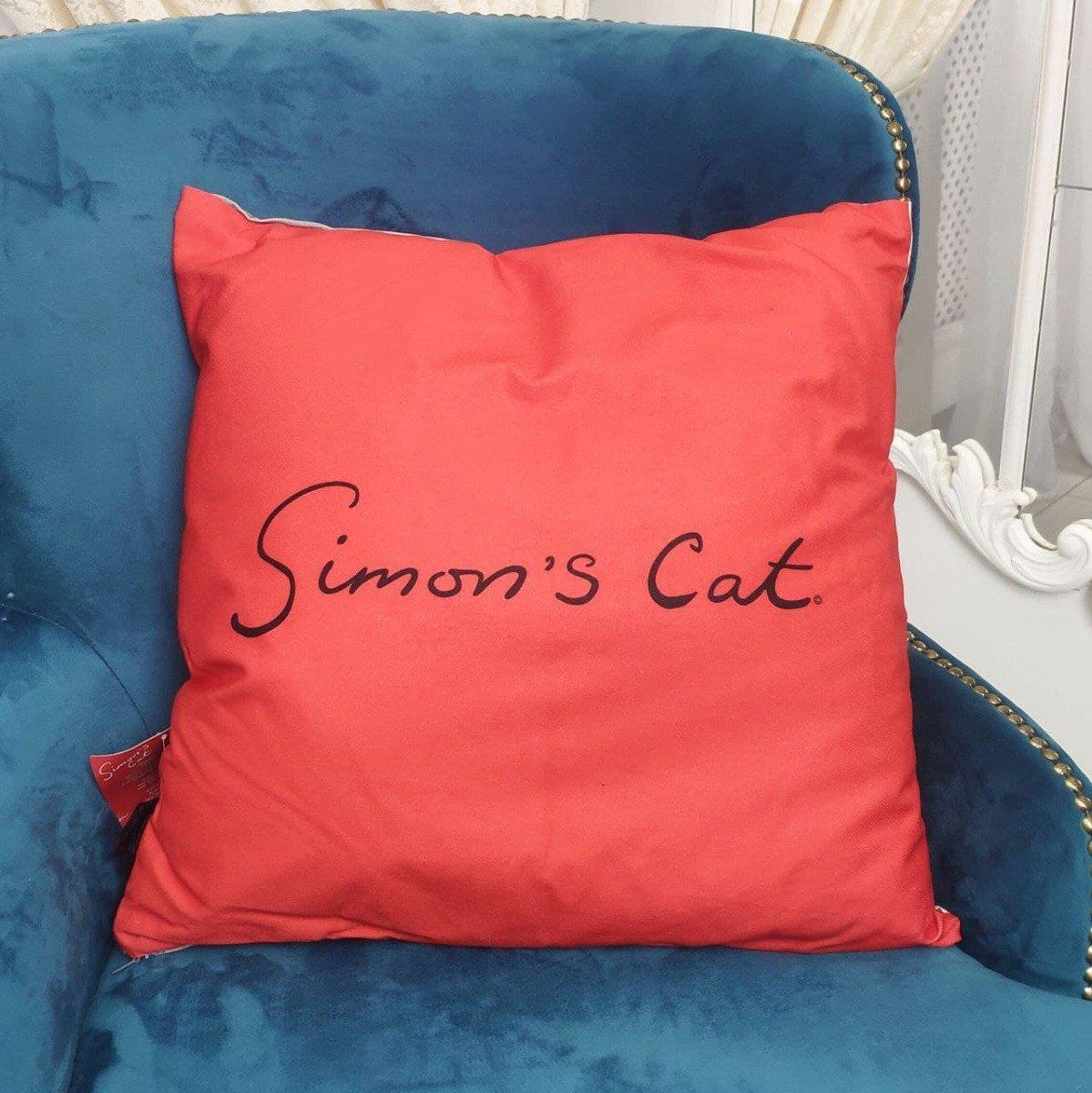 Декоративна подушка Biltex Simon's cat Handle with care 43х43 (142010)