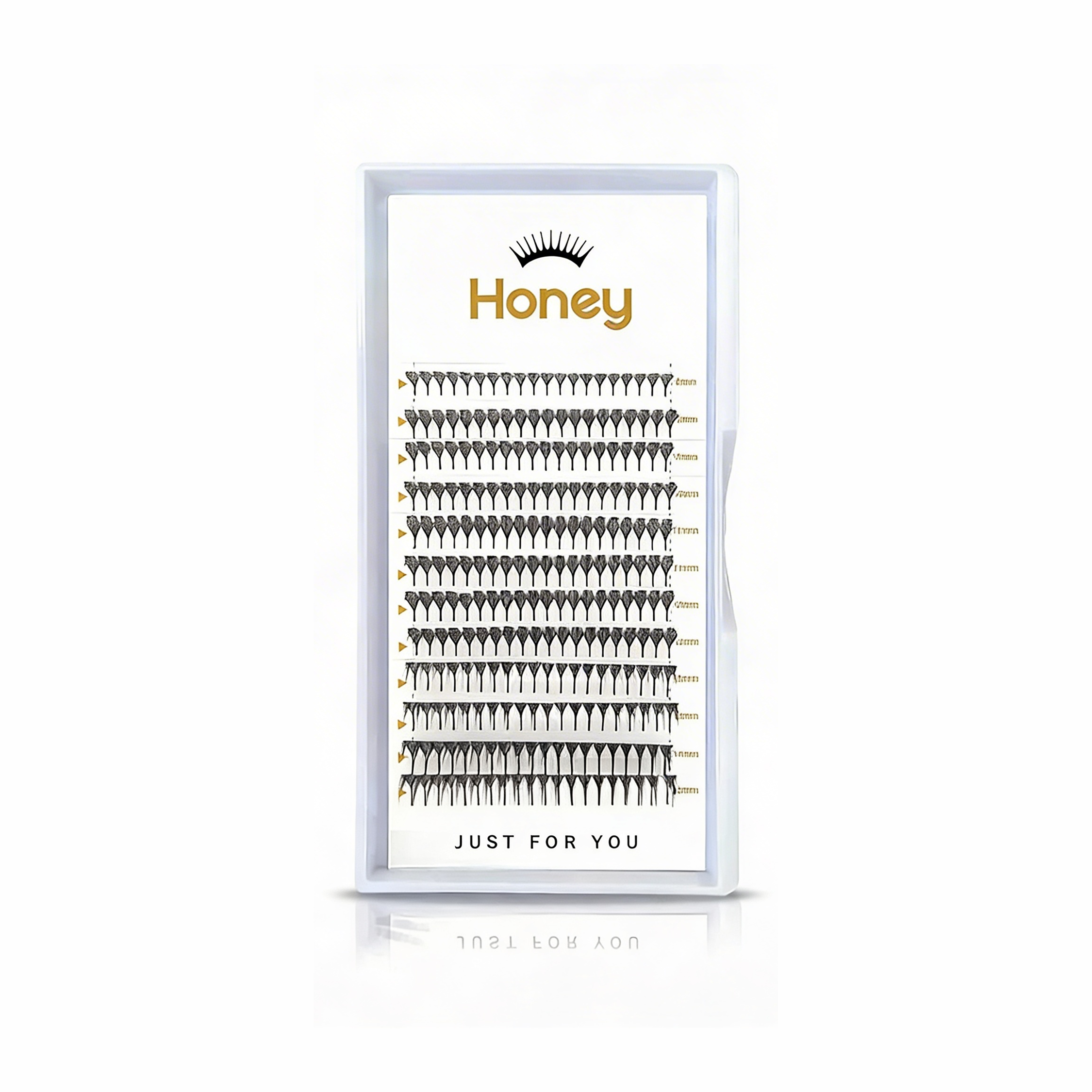 Набор ресниц для наращивания Перья 8-15 мм изгиб C 228 шт. (2843674963)