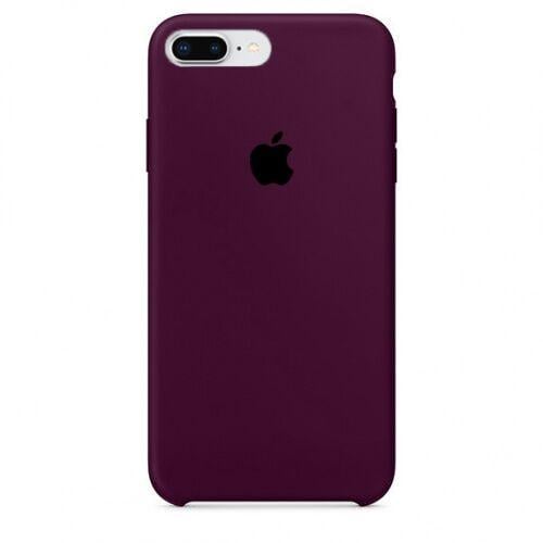 Силиконовый чехол Apple Silicone Case для iPhone 7 PLUS / 8 PLUS бордовый