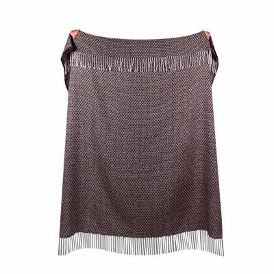 Плед рута 130х180 см Коричневий - фото 3