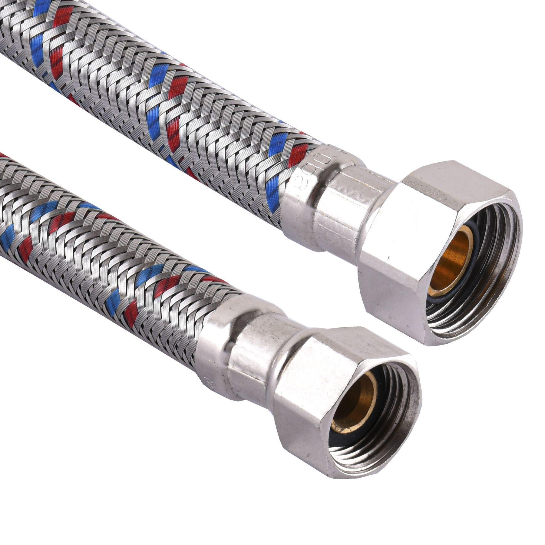 Шланг нержавеющая сталь Solomon 3/8"х1/2" ВВ 0,5 м HS30 (000001201)