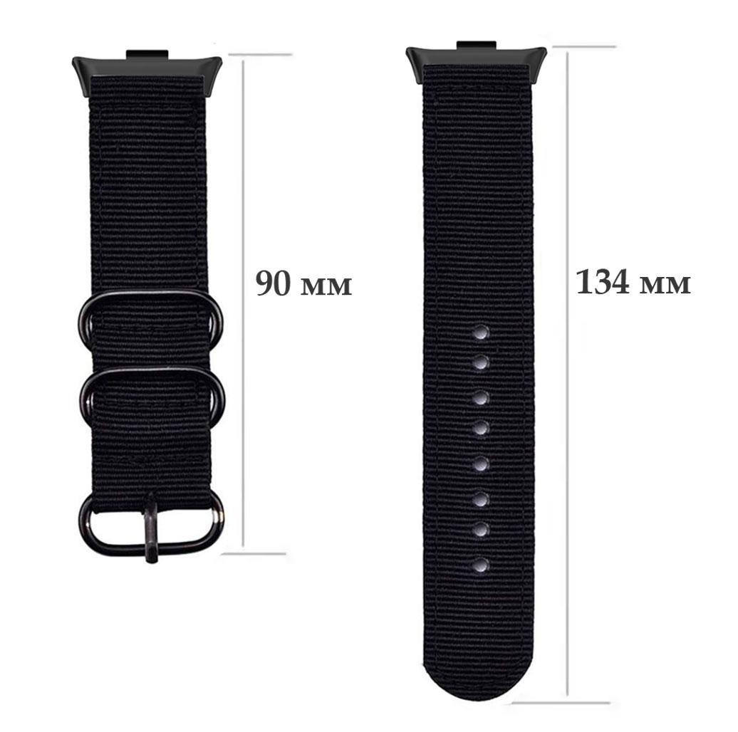 Ремешок нейлоновый Primo Traveller для часов Xiaomi Redmi Watch 5/Xiaomi Smart Band 9 Pro Black (2618126699) - фото 6 Ремешок нейлоновый Primo Traveller для часов Xiaomi Redmi Watch 5/Xiaomi Smart Band 9 Pro Black (2618126699) - фото 6