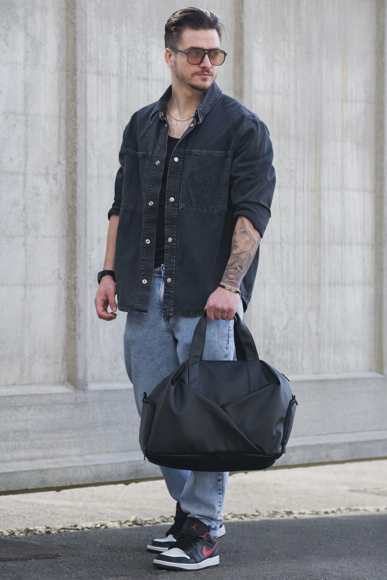 Сумка мужская Without Gym дорожная багажная Black (8049528) - фото 2 Сумка мужская Without Gym дорожная багажная Black (8049528) - фото 2