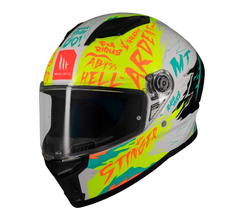 Мотошлем MT HELMETS Stinger 2 Ardent A3 XL Gloss Yellow (46019)