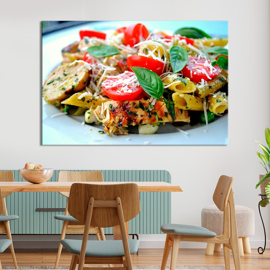 Настенний декор Паста с курицей и песто 120x80 см (A473-1)