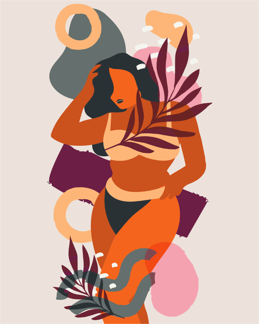 Картина по номерам Brushme Яркая красавица 48x60 см (BS52375L)