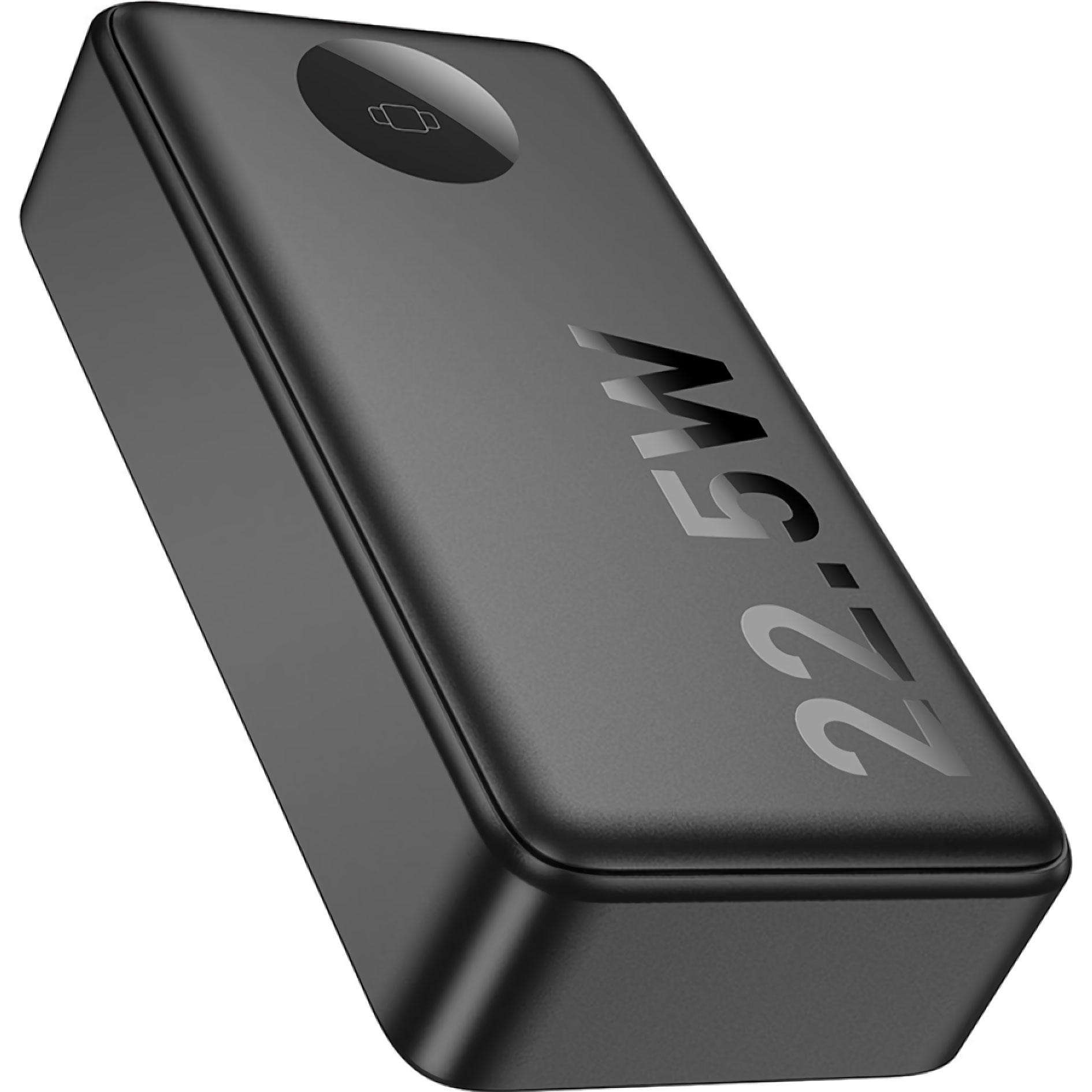 Внешний аккумулятор Hoco Q27B Jewel 10000 mAh 22,5W Black - фото 3 Внешний аккумулятор Hoco Q27B Jewel 10000 mAh 22,5W Black - фото 3