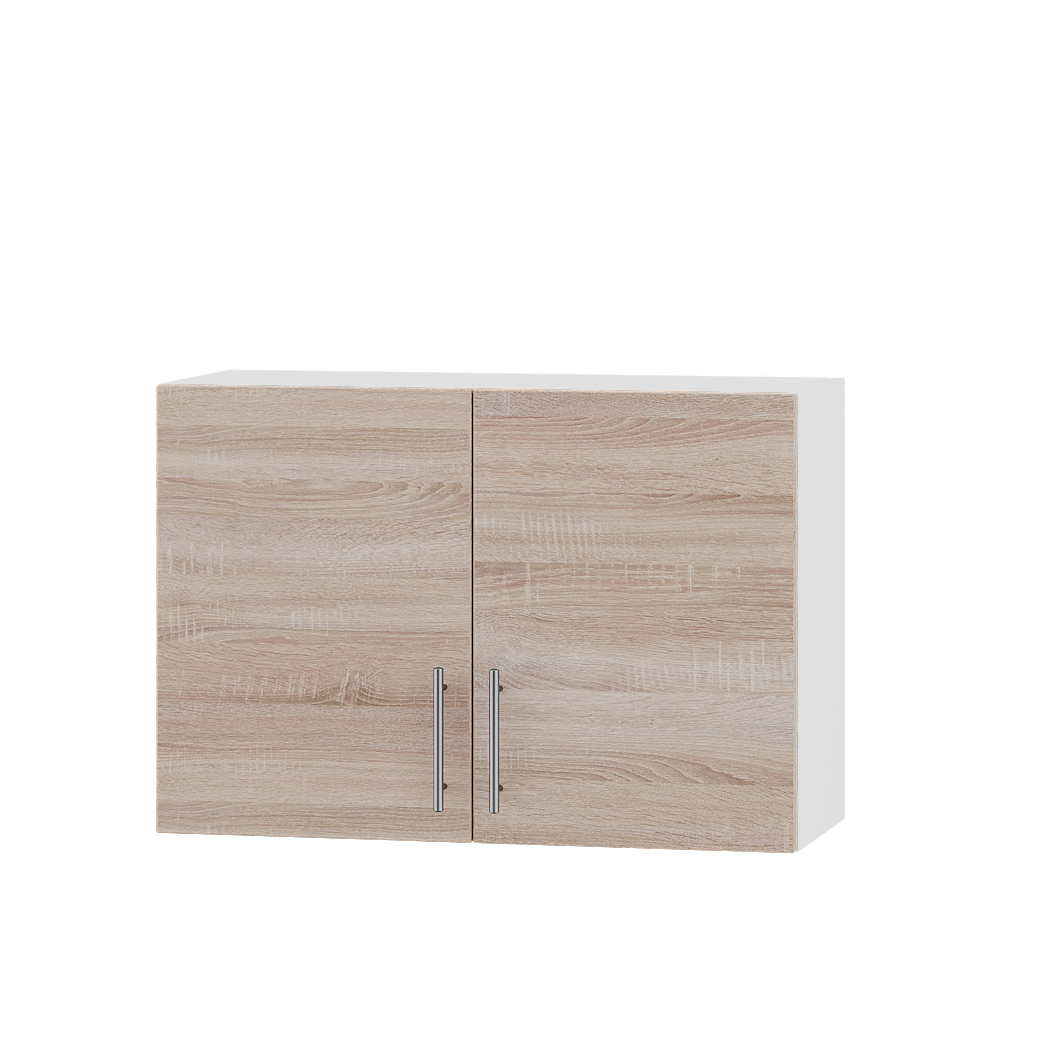 Шкаф верхний Эверест Оптима модуль Верх В20-800 80х30х56 см Дуб Сонома/Белый (08207)