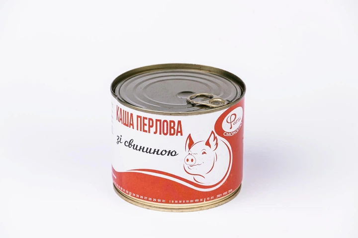 Консерва Мяснов локачі Каша перлова з м'ясом 0,525 кг (9605)