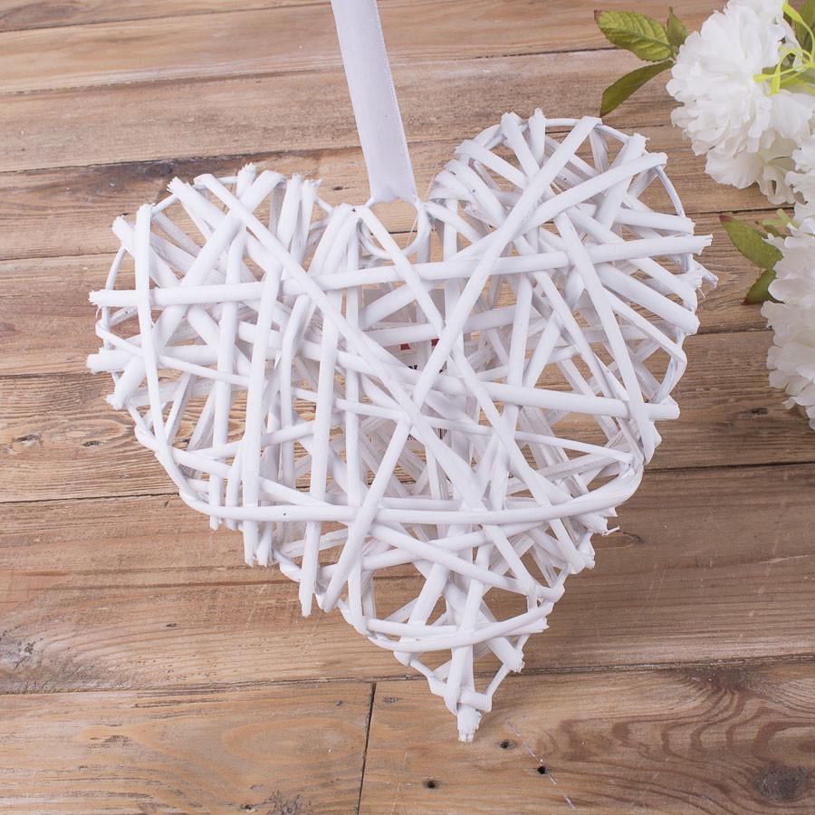 Подвеска Серце из лозы 20 см (2673)