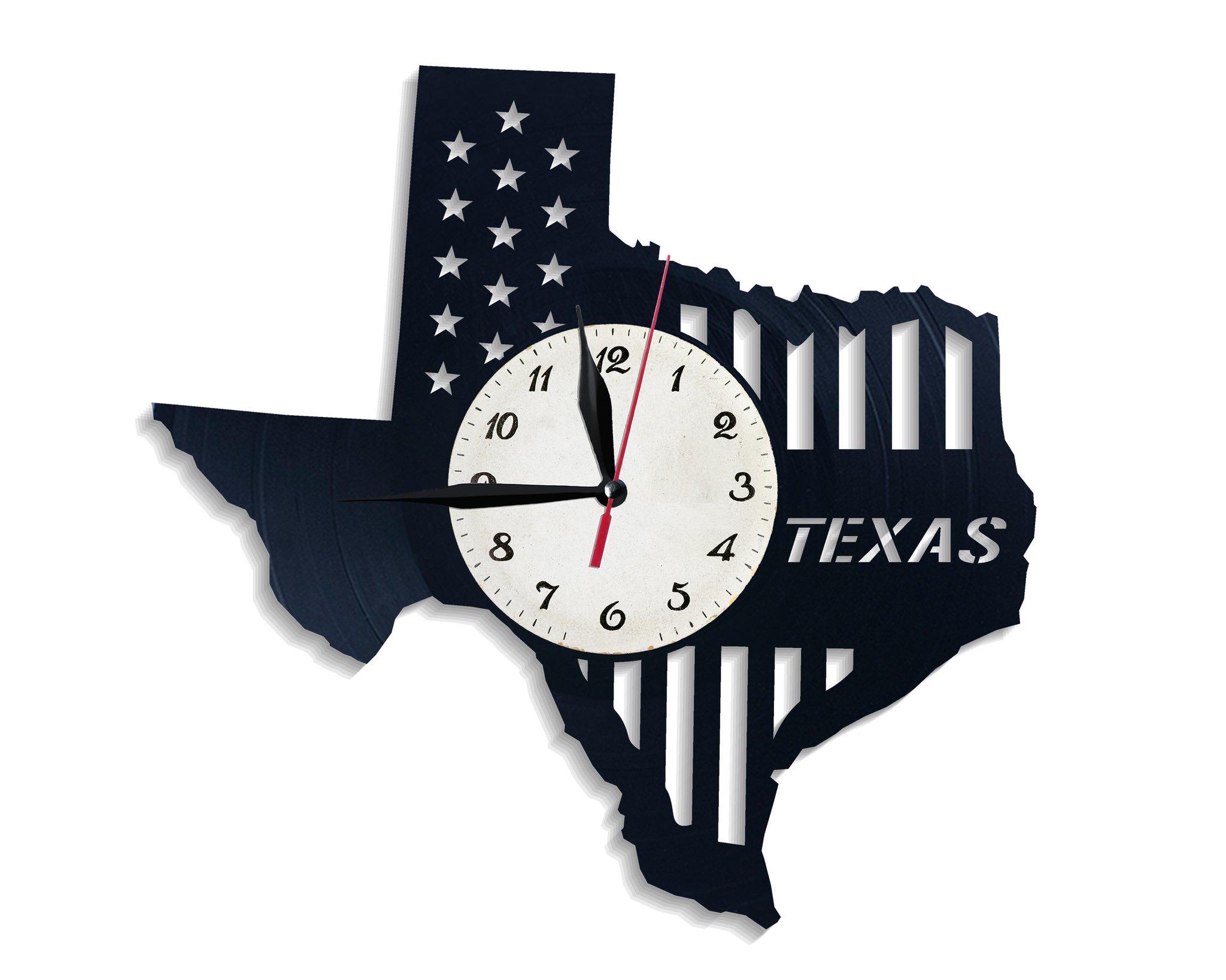 Часы настенные Техас 2858 из виниловой пластинки