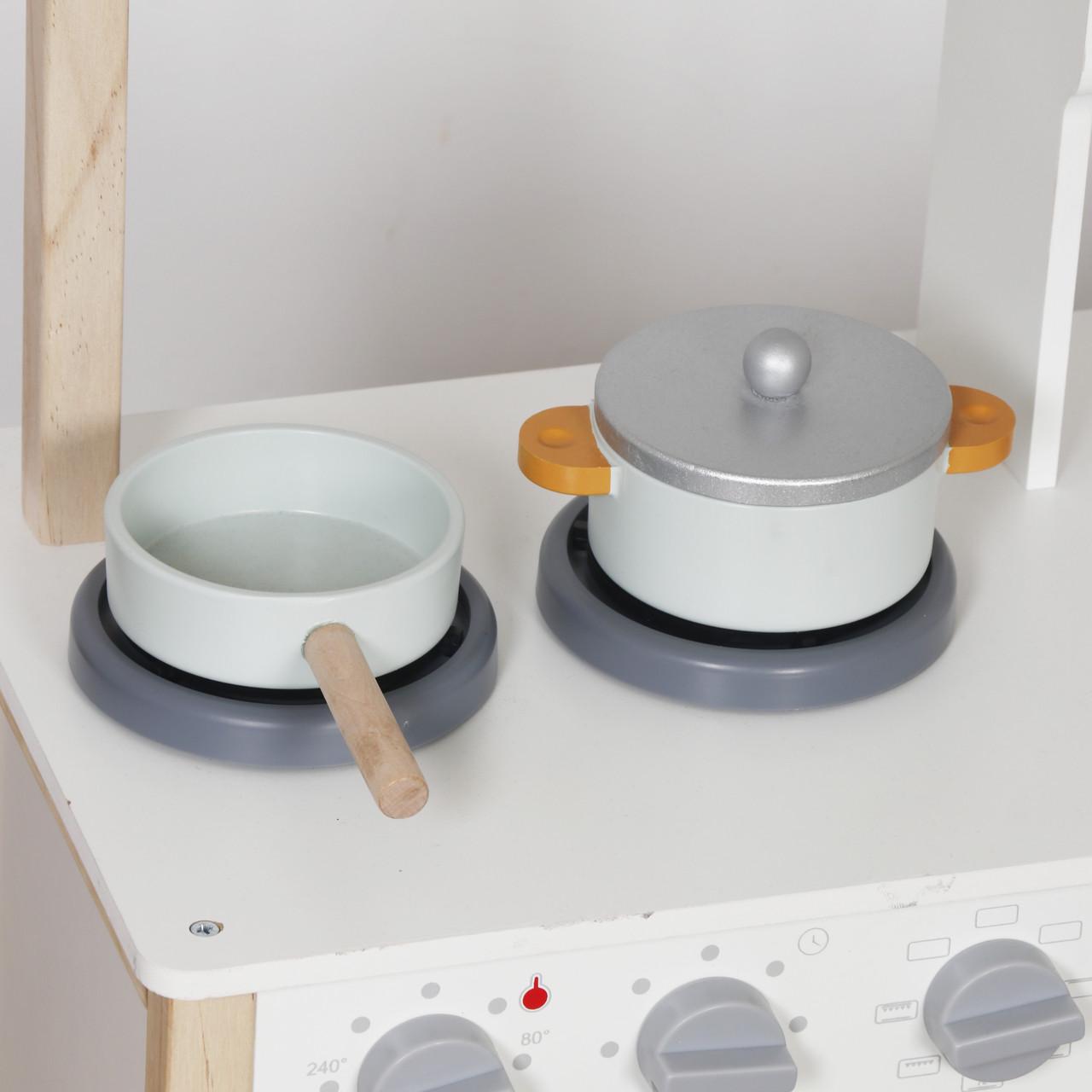 Дитяча дерев’яна кухня Щасливий шеф з аксесуарами (2810782317) - фото 3 Дитяча дерев’яна кухня Щасливий шеф з аксесуарами (2810782317) - фото 3