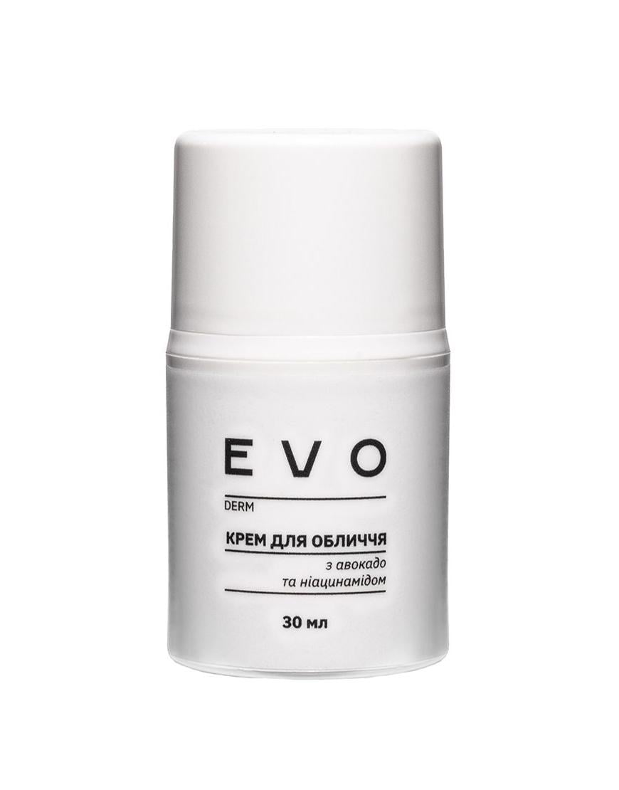 Крем для обличчя з авокадо та ніацинамідом EVO DERM 30 мл Крем для обличчя з авокадо та ніацинамідом EVO DERM 30 мл