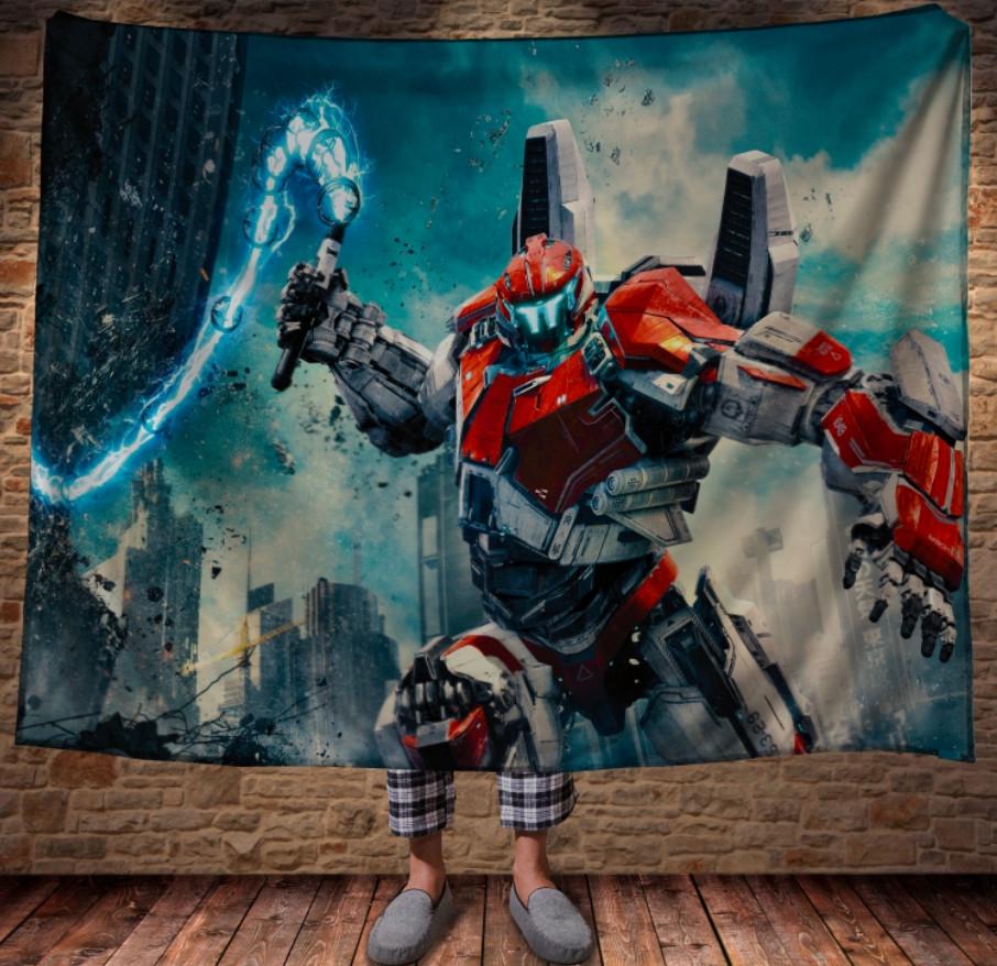 Плед с 3D принтом Тихоокеанский Рубеж 08 150x200 см (epi_0397)