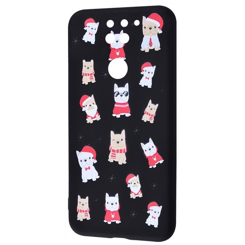 Чехол TPU WAVE Fancy для Xiaomi Redmi 10X Dogs/Black (84156059)