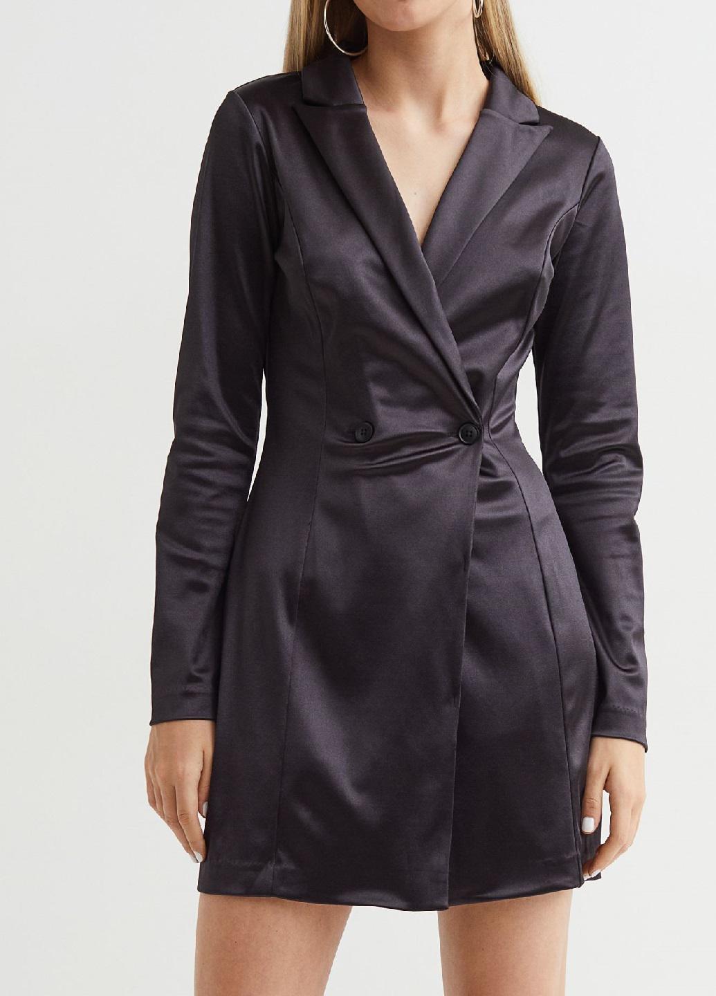 Платье HM 11501 L/р. 44 Черный (334)