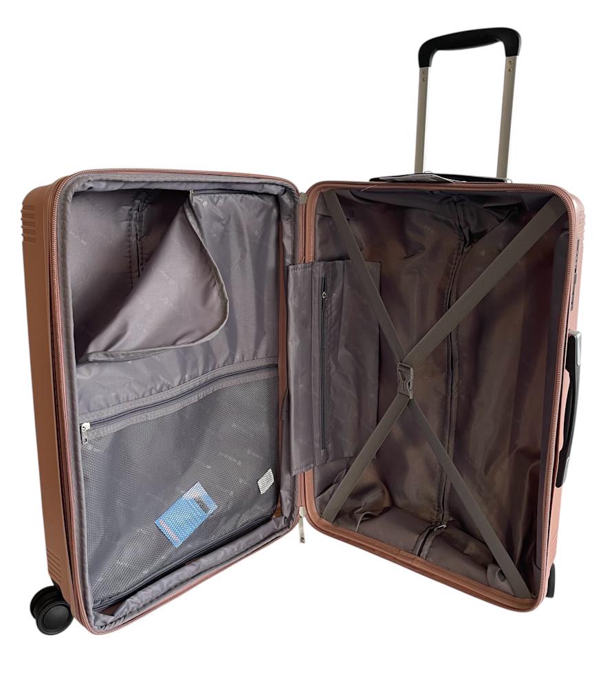 Чемодан большой AIRTEX Worldline 292 полипропилен L Розовое золото - фото 4 Чемодан большой AIRTEX Worldline 292 полипропилен L Розовое золото - фото 4