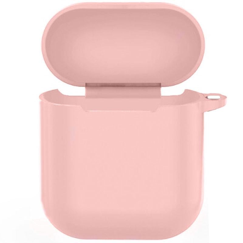 Чехол силиконовый для наушников Apple AirPods 1/2 Розовый (KG-4139) Чехол силиконовый для наушников Apple AirPods 1/2 Розовый (KG-4139)