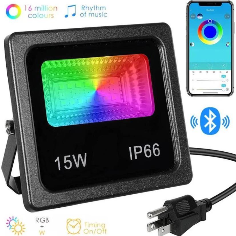 Прожектор Smart Led 7980 15W IP66 RGB з додатком (018705) - фото 2