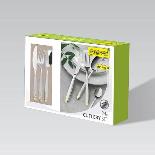 Набір столовий Maestro 24 пр. (MR-1512G-24) Набір столовий Maestro 24 пр. (MR-1512G-24)