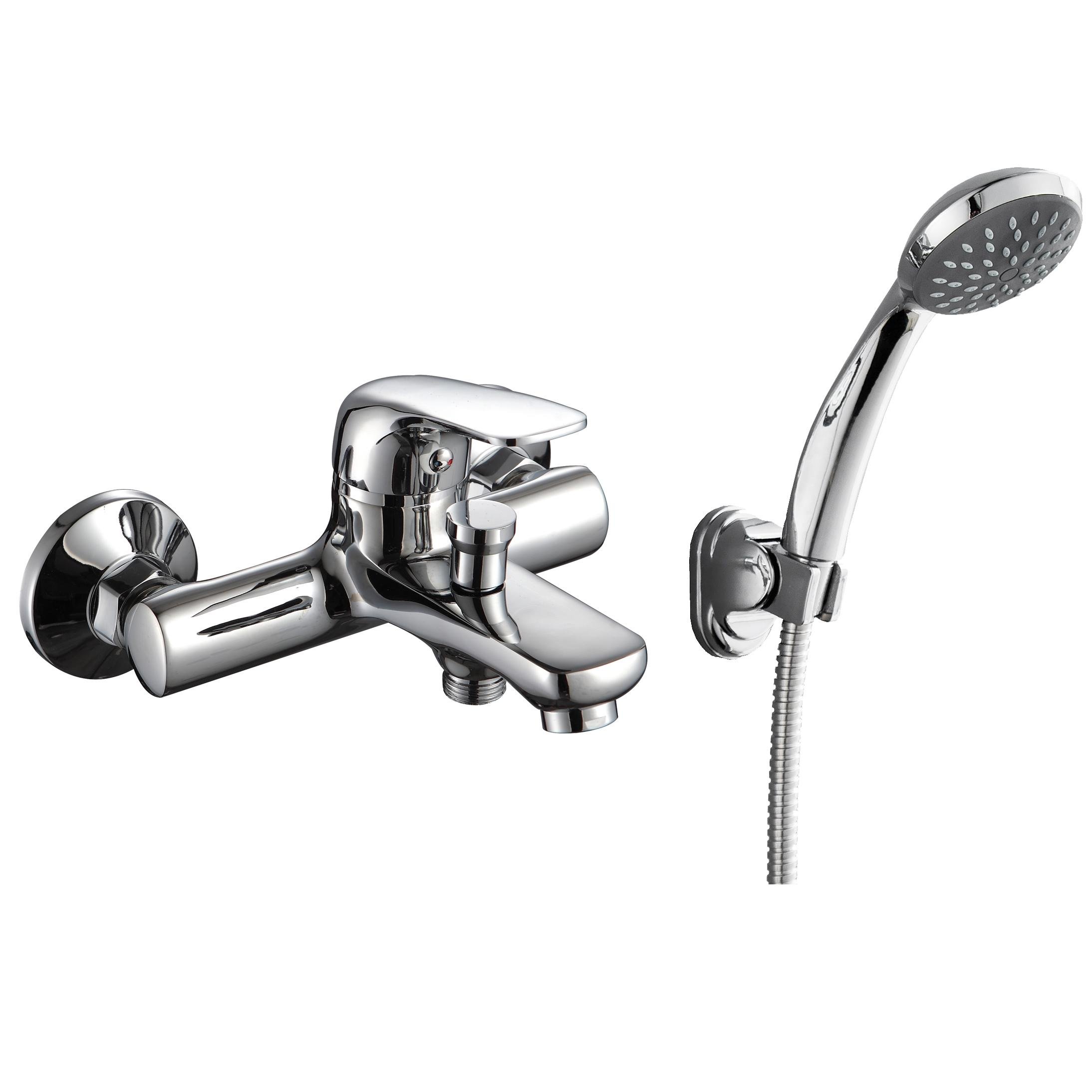 Смеситель для ванны RJ FLORA RBZ072-3 однорычажный Хром (161570)