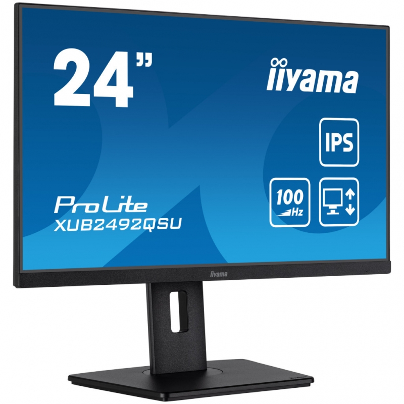 Монитор Iiyama XUB2492QSU-B1 безрамочный IPS 2560x1440 QHD 24" 4W (26832361) - фото 2 Монитор Iiyama XUB2492QSU-B1 безрамочный IPS 2560x1440 QHD 24" 4W (26832361) - фото 2