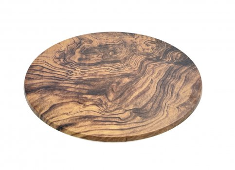 Піднос із меламіну круглий 33 см термостійкість -20...+70°С Дерево (53082)