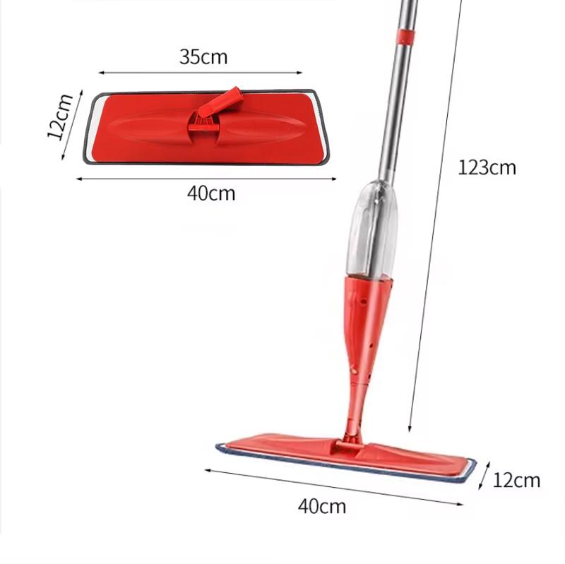 Швабра Water Spray Mop WM-02 с распылителем Красный (SS-42) - фото 5