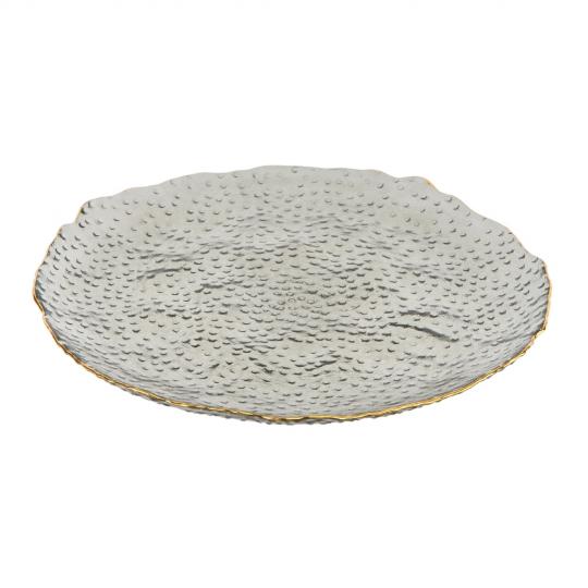 Блюдо сервировочное Elisey Черный турмалин стеклянное 25 см Черный (135-81-9219-019) - фото 2 Блюдо сервировочное Elisey Черный турмалин стеклянное 25 см Черный (135-81-9219-019) - фото 2