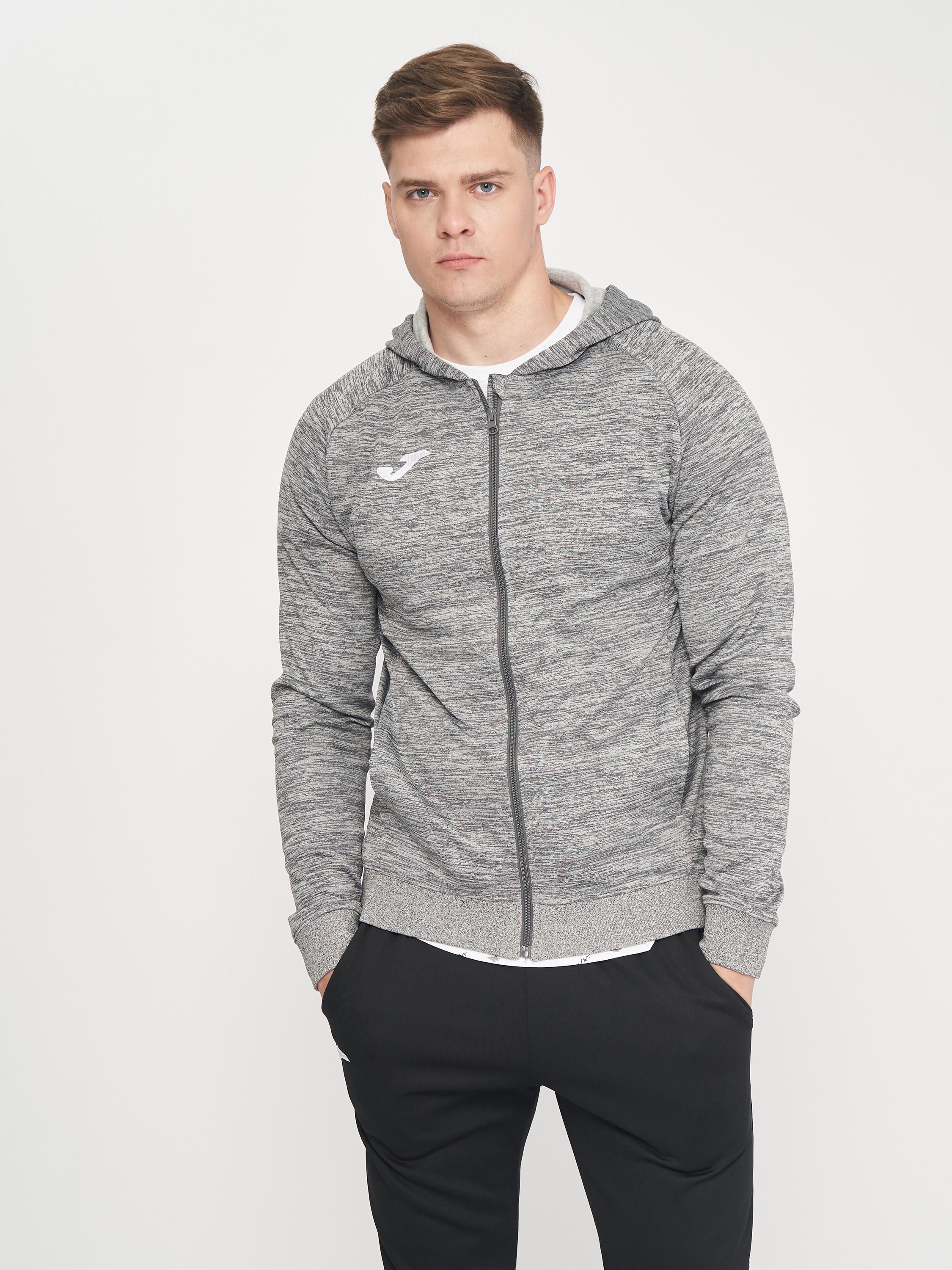 Олімпійка Joma 101303.150 Jacket Hoodie Menfis M Dark Melange (9998415045109)