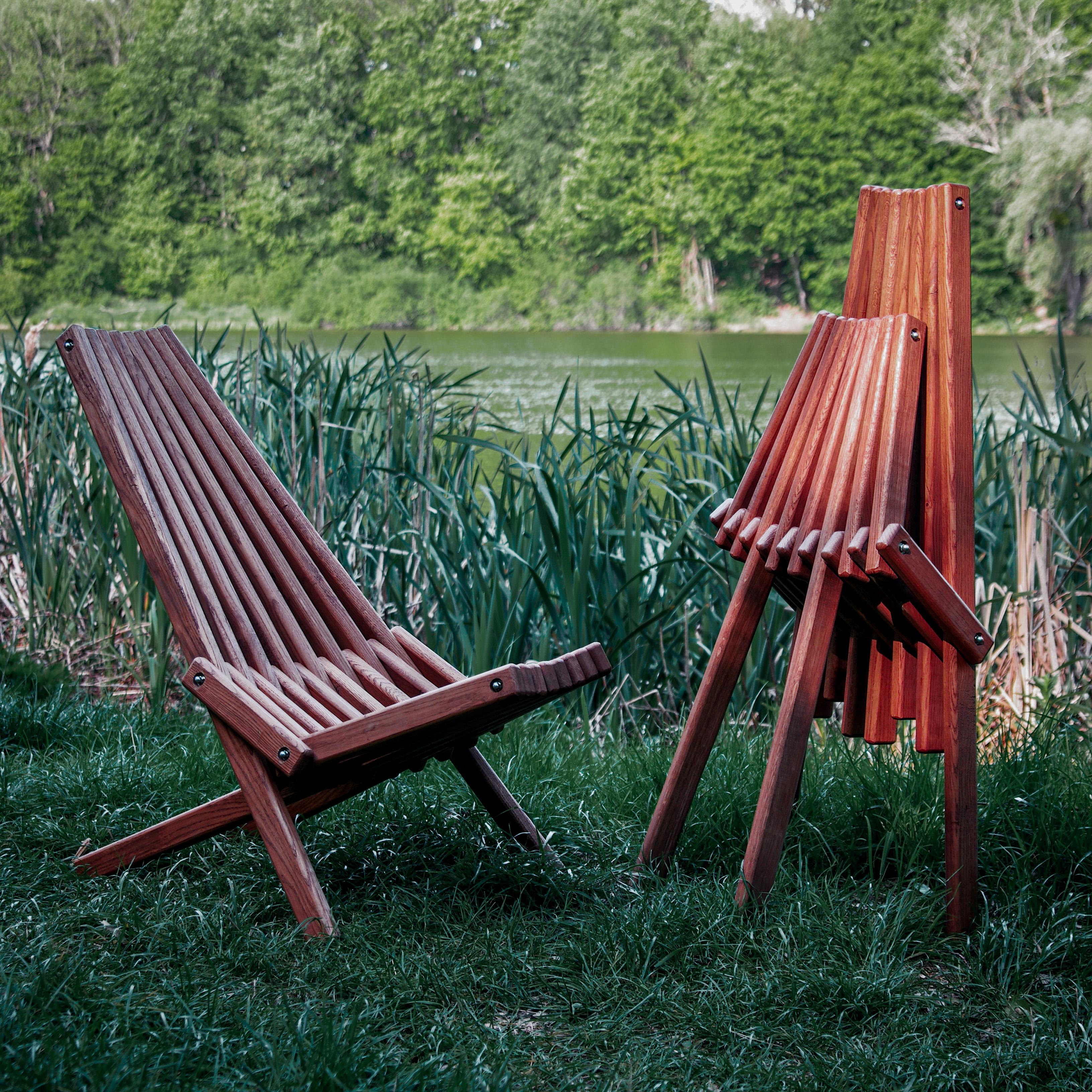 Шезлонг дубовый KENTUKKI Калифорнийская Секвойя - фото 10