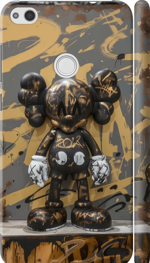 Чехол на Huawei P8 Lite (2017) Bronze kaws (6097m-777-42517)