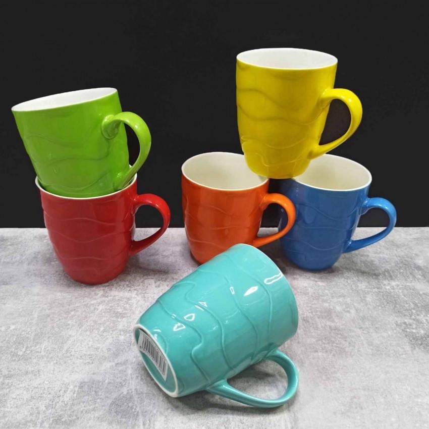 Набор кружек BonaDi 575-103 Волна Сабо 400 мл 6 шт. (1412741951)