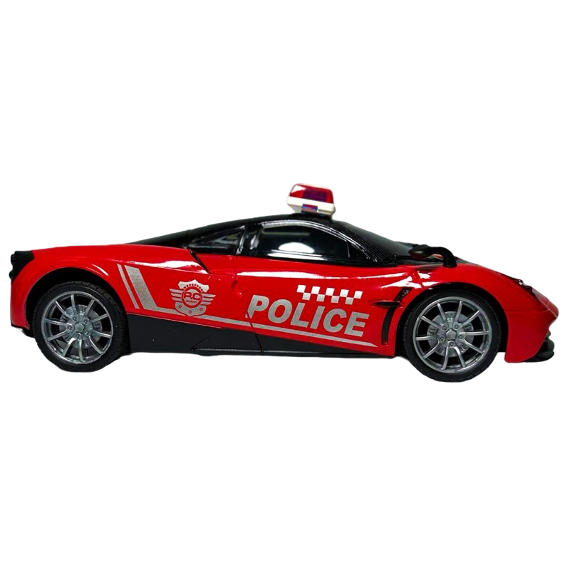 Машина на радиоуправлении RC Toys Полиция аккумулятор 3,7V управление 27 Мhz USB-кабель Red (124623)
