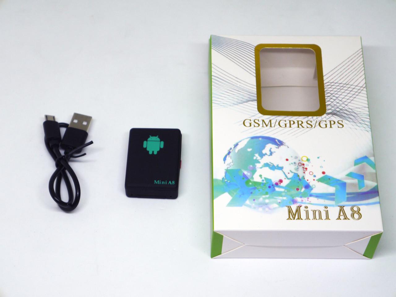 GPS для автомобиля с прослушкой Tracker Mini A8 GSM/GPRS Черный (1008601-Black) - фото 5