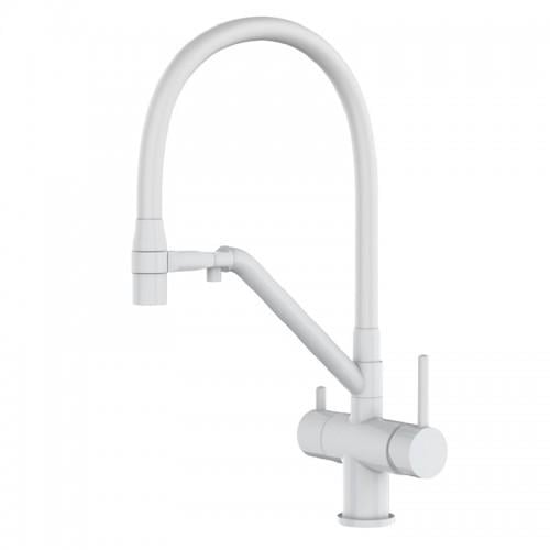 Змішувач для кухні KOER KB-72006-03 з виходом для питної води Білий (KR3381) Змішувач для кухні KOER KB-72006-03 з виходом для питної води Білий (KR3381)