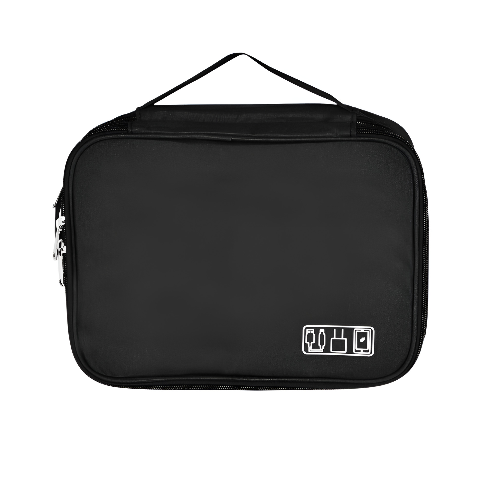 Органайзер для зарядок и проводов для путешествий Stenson R32837 полиэстер/ПВХ 27х20х9 см Черный (02154c56)